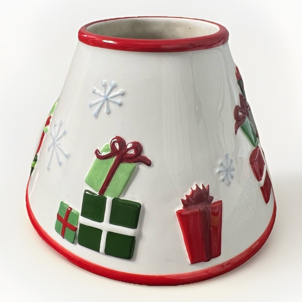 The White Barn Candle Company Christmas Candle Jar‎ Topper